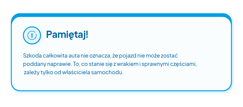 Czy pojazd po szkodzie całkowitej może zostać naprawiony?