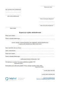 Wybierz format dokumentu Wybierz format dokumentu